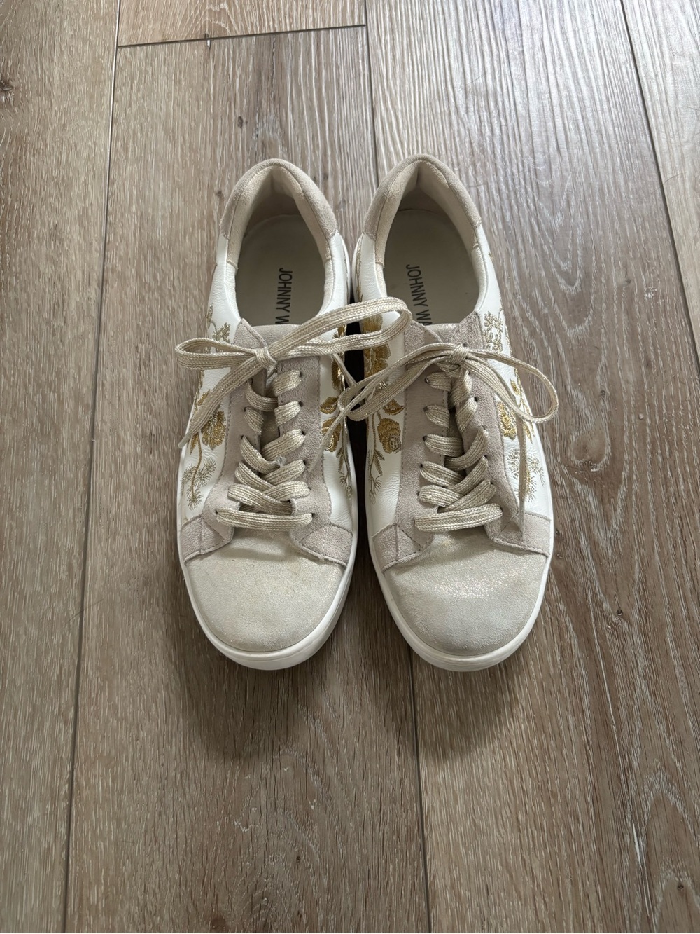 Johnny Was Vixie floral sneakers